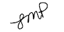 Signature using letters LMP for Lori M. Parsons, founder of That's So Perfect